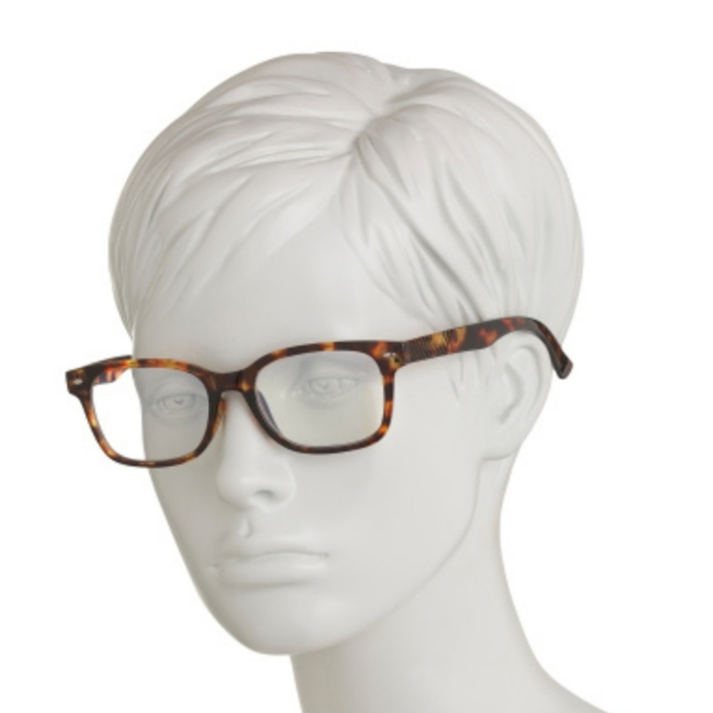 E-specs Blue Light Filtering Brown Glasses New